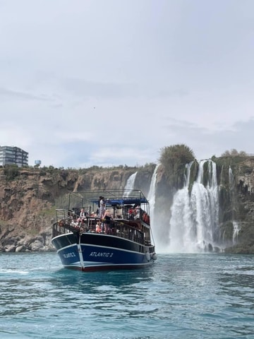 Belek: Luxury Duden Waterfall Cruise with Wine & Lunch