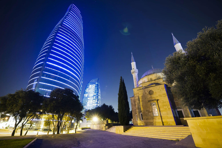 Baku Lights Night Tour with Hotel Pickup