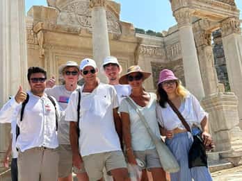 From Izmir çeşme: Ephesus and House of Mary Private Tour