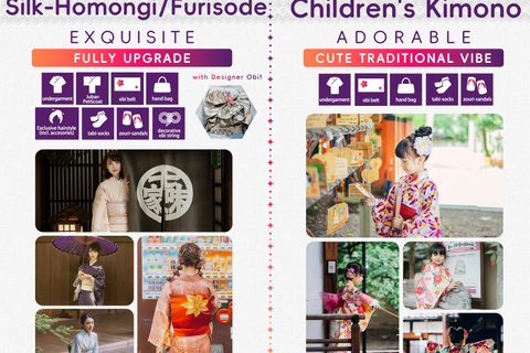 Kyoto: Gion Kiyomizudera Kimono Yukata Hairstyle& Photoshoot Kyoto Photo Session ONLY (1-Hour)