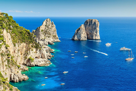 From Positano: Full-Day Boat Tour to Capri Small group tour from Positano