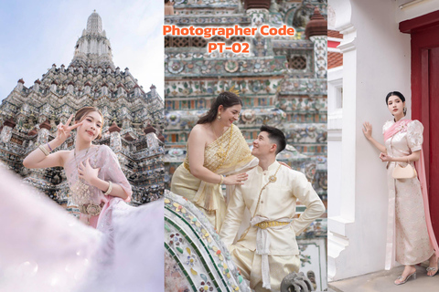 Tajska sesja zdjęciowa w Wat Arun: Bangkok, Tajlandia2 godziny fotografowania (na osobę) w Wat Arun + Wat Pho