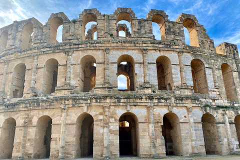 Desde Túnez: Excursión de un día a 3 SITIOS DE LA UNESCO Kairouan y El Jem,sousse