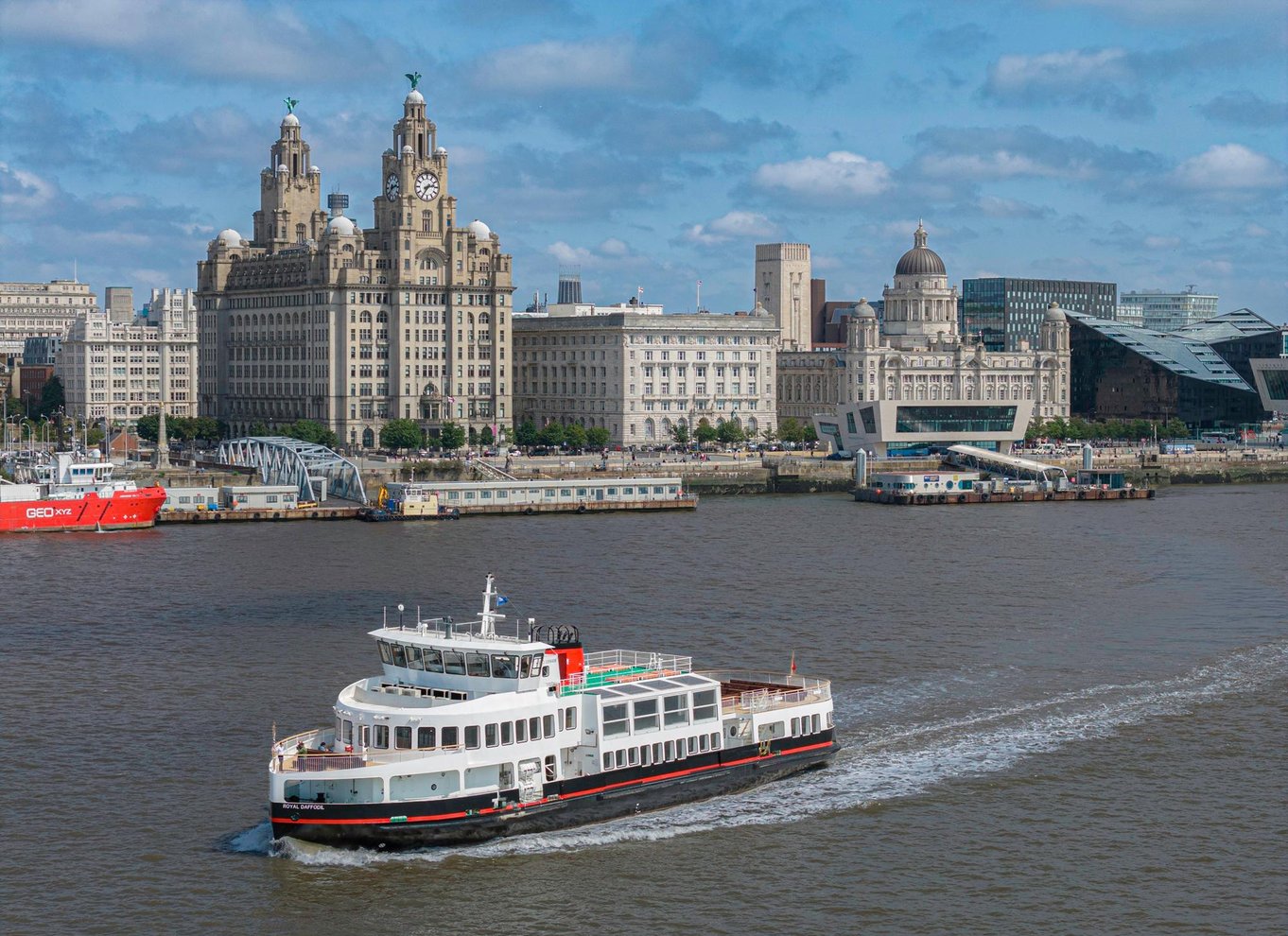 Liverpool: Sightseeing-bådtur på floden Mersey