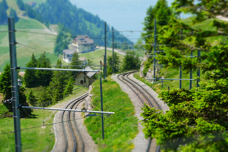 3 Mountains in 1 Day by Train, Cable Cars, Funiculars & Boat Excluding Train Tickets