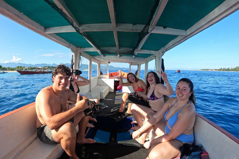 Private Gili Snorkeling Tour: Turtles, Reefs + GoPro & Drone 4 Hour Morning Trip + GoPro & Drone