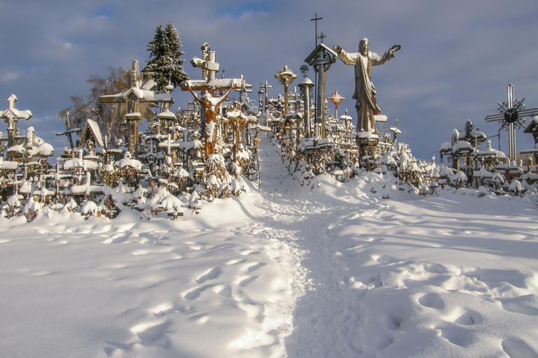 Groepstour naar Hill of Crosses, paleis Rundale, kasteel Bauska