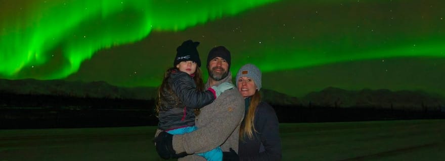 Depuis Fairbanks : Excursion aux aurores boréales avec photographie