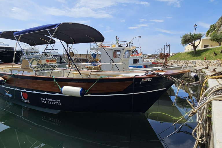 From Terracina: Circeo Caves Boat Trip with Snorkeling Alta stagione