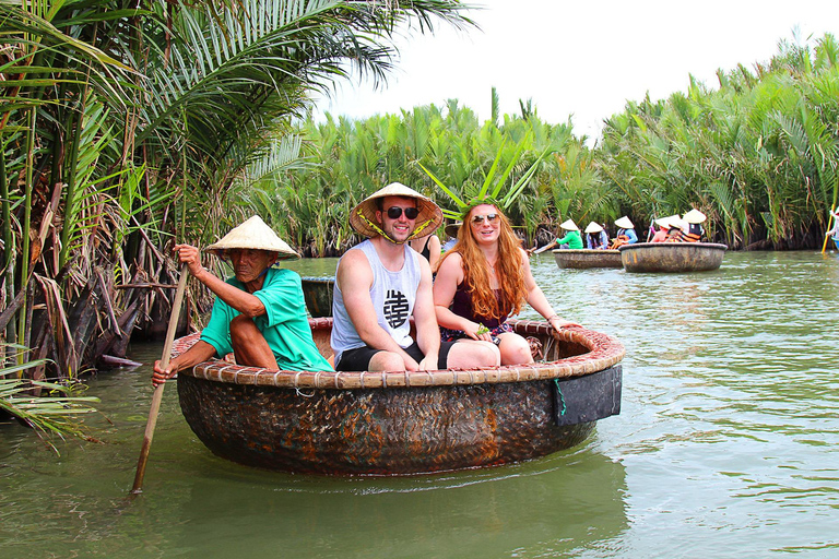 Da Nang: Tour della città vecchia di Hoi An e del villaggio del cocco con cena