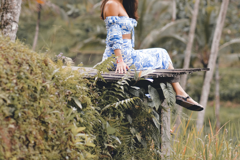 Ubud Monkey Forest, Temple, Rice Terrace and Waterfall Tour Day Tour With Private Tour & All Tickect Included