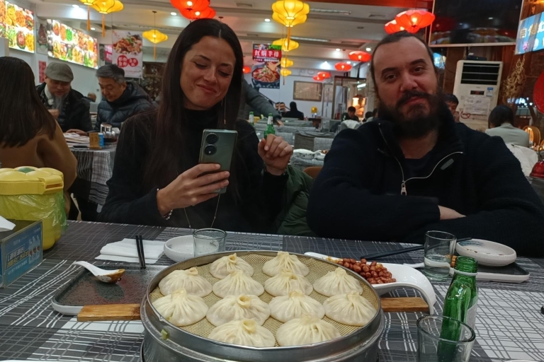 Pékin : Visite culinaire privée des hutongs à piedVisite culinaire avec +dîner de canard de Pékin/hotpot sans transfert