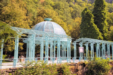 Au départ de Tbilissi : visite de Borjomi, Vardzia et du château de Rabati (journée)