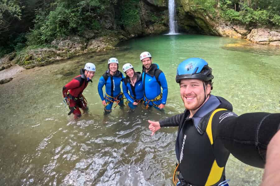 Bled: Canyoning-Abenteuer im Triglav-Nationalpark mit Fotos. Foto: GetYourGuide