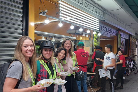 Taco Bike Tour - Mexico City Downtown