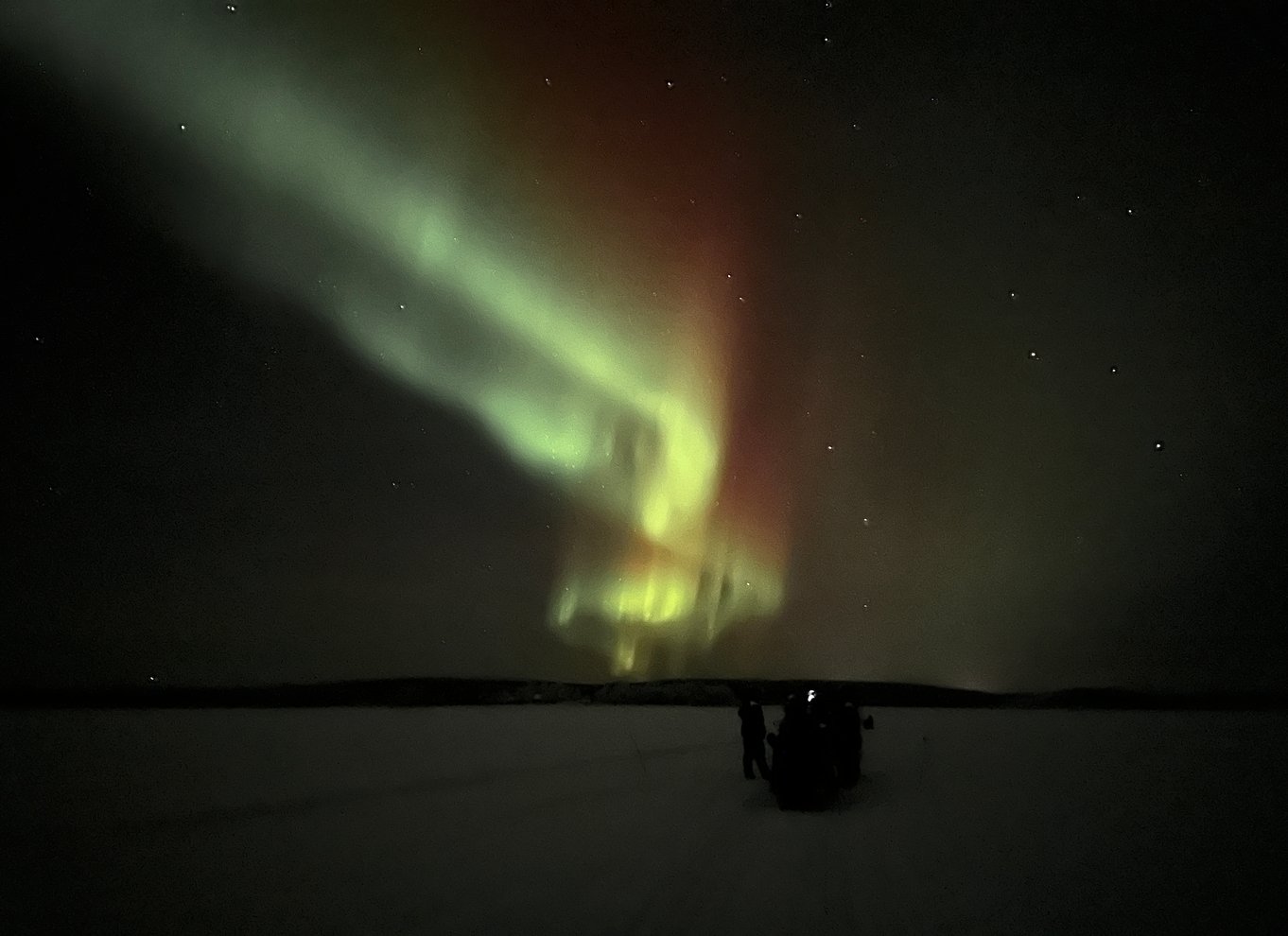 Kiruna: Guidet snescootertur og nordlysjagt