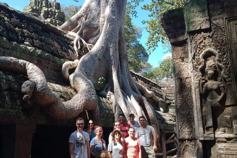 Siem Reap: Tur i liten grupp 1 dagstur på Angkor WatTur i liten grupp på franska