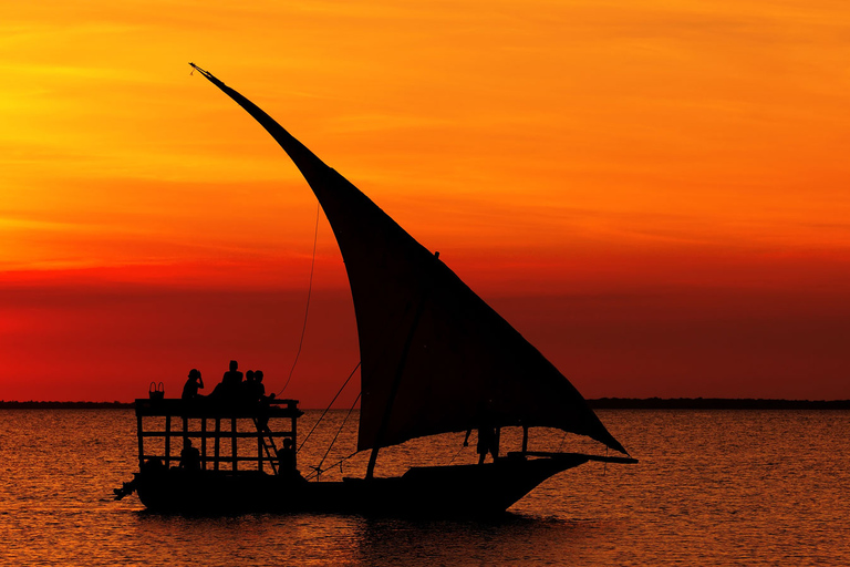 Zanzíbar : Crucero en dhow por el sol en Kendwa/Nungwi