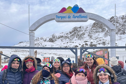 Desde Santiago: Excursión Panorámica a la Nieve en la Región de Farellones.Santiago: Visita panorámica