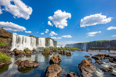 Iguassu Falls (brasilianska sidan) med valfri båttur