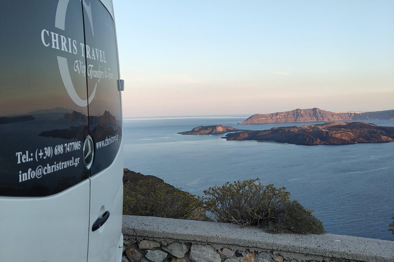 Passeio pelos destaques de Santorini