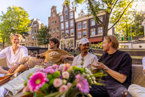 Amsterdã: cruzeiro de 2 horas pelo canal, incluindo opção de lanches e bebidas holandesasCruzeiro de 2 horas pelo canal, incluindo lanches holandeses e bebidas + guia