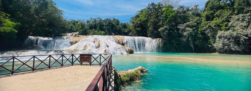 Palenque : ruines de Palenque, cascades d'Agua Azul et Misol-Ha
