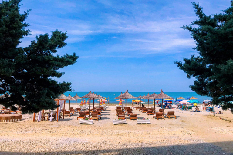 Tirana Airport → Durrës & Golem: Private Ride Private Arrival + Durrës Intro: Amphitheatre & Promenade