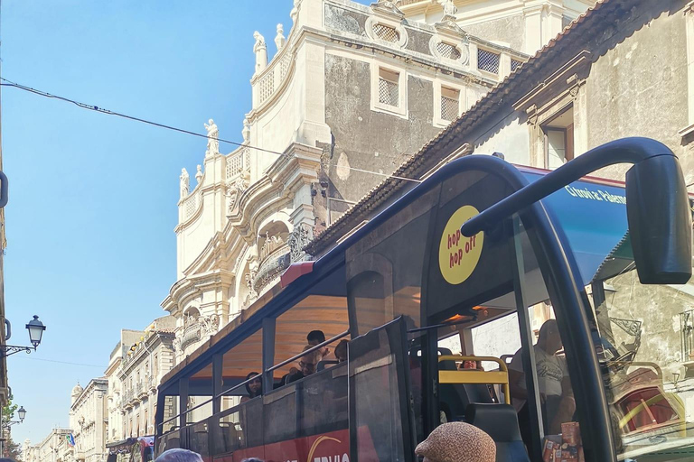 From Catania: Etna tour by Panoramic BusCatania - Nicolosi - Panoramic Bus Etna