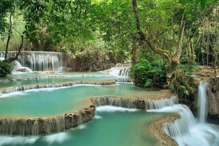 Luang Prabang: Kuang Si Waterfalls and Villages Tour