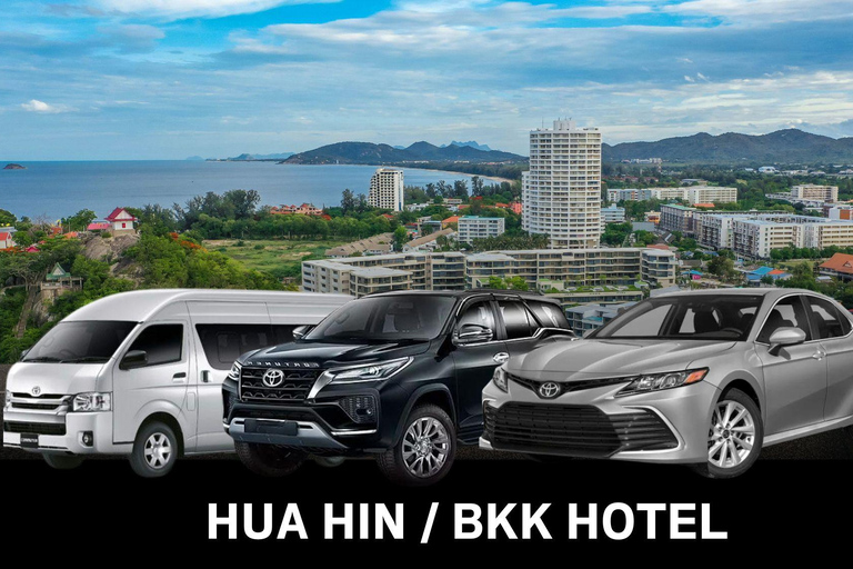 Hua Hin: Privat transfer från/till Bangkok HotelBangkok centrum till Hua Hin