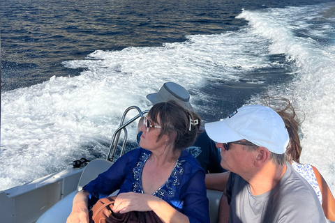 Sorrento: Tour en barco de día completo por la Costa Amalfitana con Limoncello