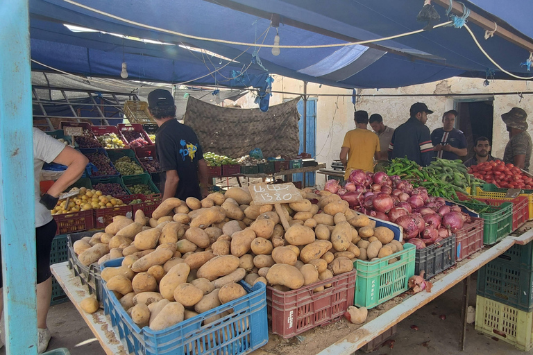 Excursão a pé cultural ao souk de Houmt