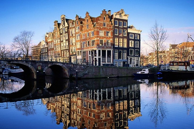 Amsterdam City Orientación privado recorrido a pieCity Tour semiprivado a pie en inglés