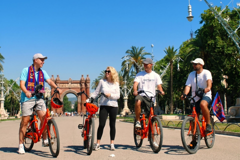 Barcelona: City Highlights and Camp Nou Guided E-Bike Tour Shared Small-Group E-Bike Tour