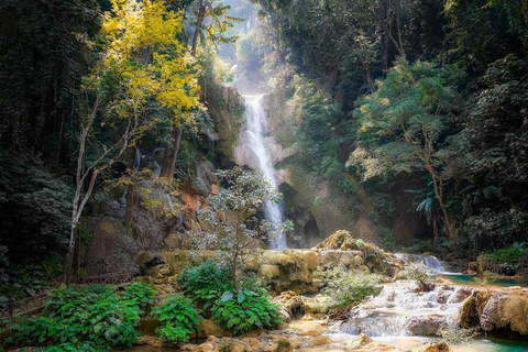 Luang Prabang: 1 Day Hike Hmong Village & Kuangsi Waterfall