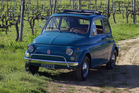 Buongiorno Fiat 500! Panoramautsikt Guidad upp Michelangelo Plaza