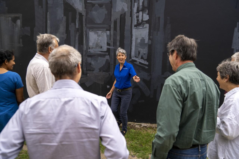 Albany: tour guiado a pie con cata de vino