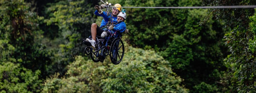 La Fortuna : Expérience en tyrolienne Arenal Sky Adventures