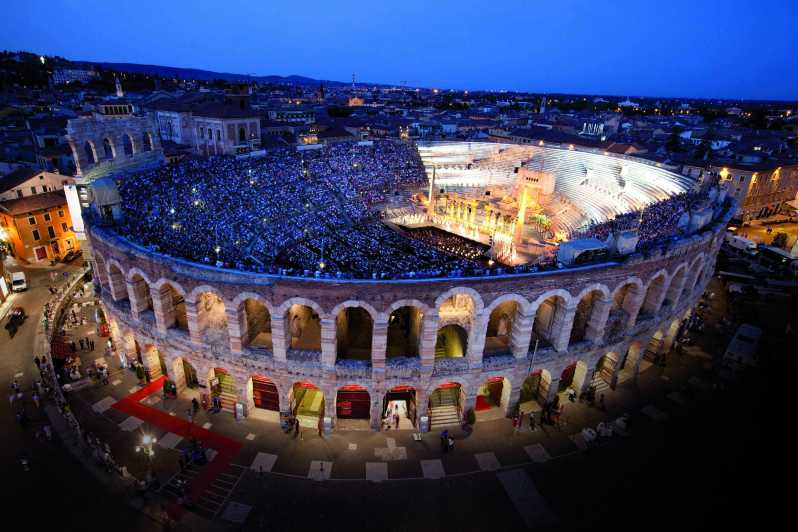From Milan: Verona City of Love and Arena Opera ticket