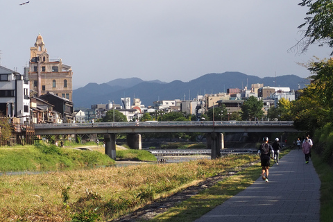 E-Bike Tour in Kyoto with Asuka, Japanese graduate student