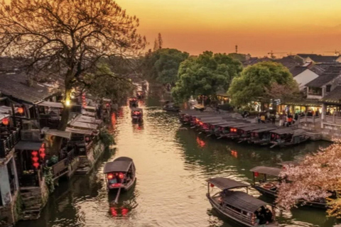 Shanghai: Xitang Night Water Town & Paddleboard Trip