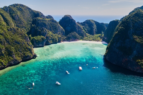Phi Phi: Halbtägiges Long-Tail-Insel-Bootstour-TicketKo Phi Phi-Inseln: Langboot-Tour am Morgen