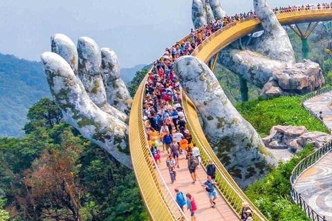 From Da Nang/Hoi An: Golden Bridge Ba Na Hills 1 day tour