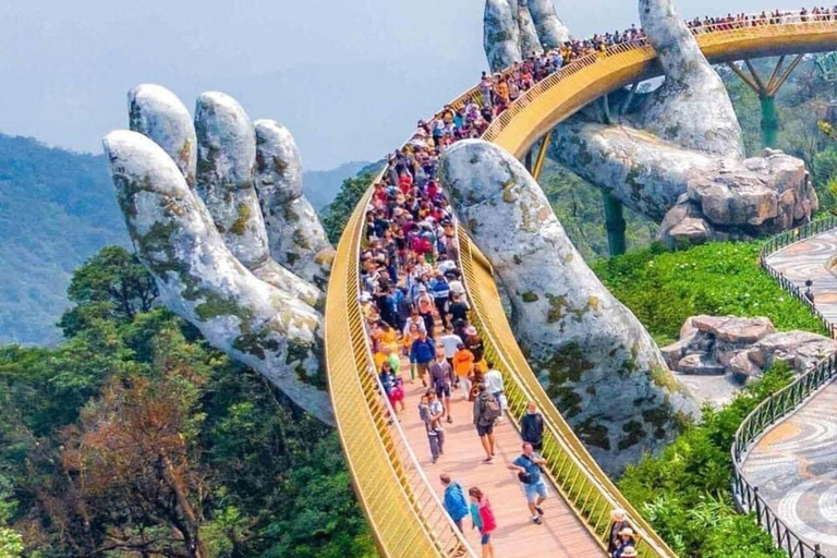 From Da Nang/Hoi An: Golden Bridge Ba Na Hills 1 day tour