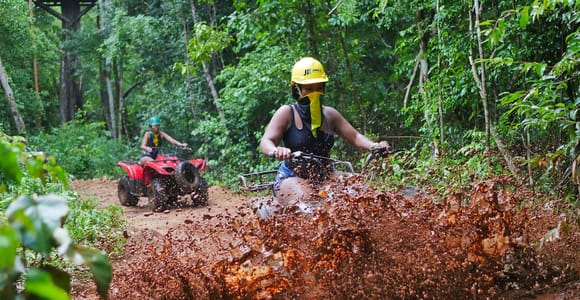 Cancun ATV Sightseeing Tour with Free Horseback Ride, Cenote & Lunch