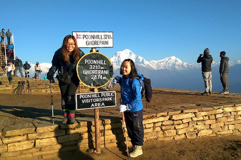 Pokhara: Caminhada de 2 dias em Ghorepani e Poon Hill com vistas do nascer do sol