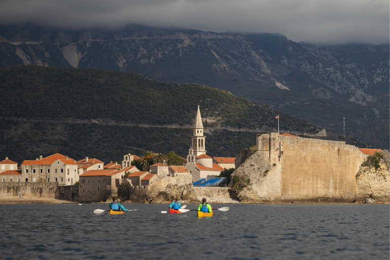 Budva: Winter Sea Kayak Tour to Caves & St Nicholas Island