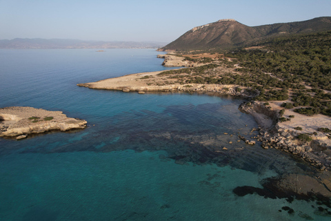 Desde Pafos: Crucero al Atardecer por la Laguna Azul con baño, barbacoa y vino