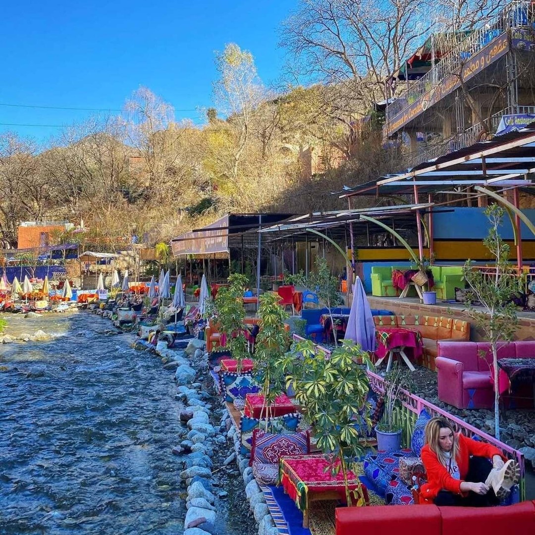 Marrakech : excursion d'une journée dans la vallée de l'Ourika, cascades et déjeuner - trekking